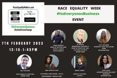 Race Equality Week 2023 It's Everyone's Business event.