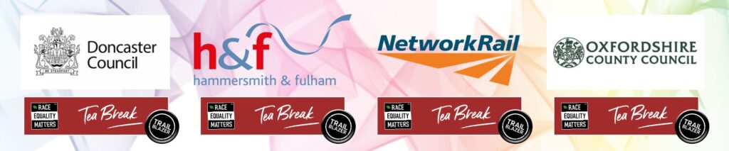 Successful Tea Break Trailblazers: Hammersmith and Fulham, Network Rail logos